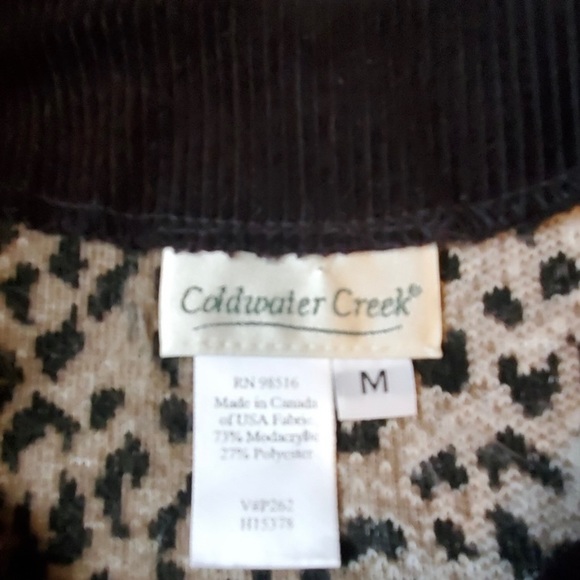 Coldwater Creek faux fur vest, size Medium - Picture 6 of 7